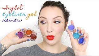 My Inglot AMC Eyeliner Gel collection amp rave review [upl. by Quirita]