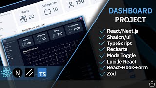 Admin Dashboard From Scratch  Nextjs TypeScript Shadcnui [upl. by Croteau]