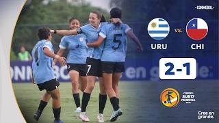 URUGUAY vs CHILE 21  RESUMEN  CONMEBOL SUB17 FEM  FASE DE GRUPOS [upl. by Tolkan]