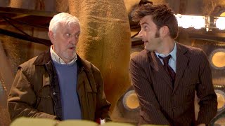 Wilf Boards the TARDIS  Doctor Who Confidential The End of Time  Doctor Who [upl. by Araccat]