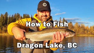 Spoon Fed  How to Fish for Dragon Lake BC Rainbow Trout [upl. by Chirlin]