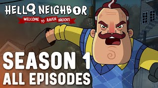 Hello Neighbor Cartoon Season 1  helloneighbor animatedseries  Welcome to Raven Brooks [upl. by Rodoeht]