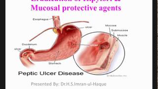 Mucosal Protective Agents amp Eradication of H Pylori  Pharmacology [upl. by Esirtal]