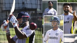 Indian Cricket Team Practice session today at WACA  KL Rahul Yashasvi Jaiswal ahead of BGT 202425 [upl. by Colet216]