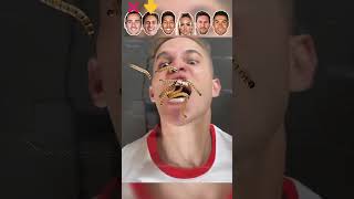 Griezmann VS Yildiz VS Firmino VS Lehmann VS Messi VS Ronaldo Funny Food Moments [upl. by Aisena]