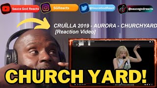 AURORA  CHURCHYARD Live Concert  REACTION [upl. by Enyad]