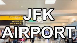 BEST John F Kennedy International Airport 4K Walking Tour 2023  Terminal 4  REVIEW BY NEW YORK [upl. by Anahir]