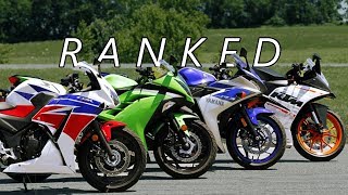 The 7 Best Sportbikes Under 400ccs You Can Buy New [upl. by Asikal]