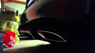 Mercedes Benz C 200 W205 exhaust sound [upl. by Boehmer440]