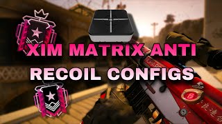 BEST XIM MATRIX NO RECOIL CONFIGSSETTINGS BEST 21KD CHAMP SENS [upl. by Daile]