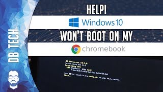 HELP Windows 10 Wont Boot On My Chromebook What Do I Do Stuck At Yellow TextRabbit [upl. by Cinelli29]