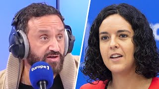 quotElle dit n’importe quoi quot  Cyril Hanouna répond à Manon Aubry qui demande la fermeture de C8 [upl. by Laresa]