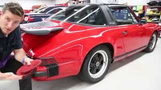 How to Wetsand Oxidized Paint with a Rupes Polisher Porsche 911 Targa [upl. by Hsakiv975]