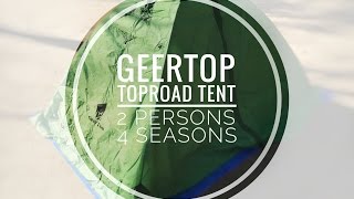 Review GeerTop 2 persons 4 seasons Tent [upl. by Elam]