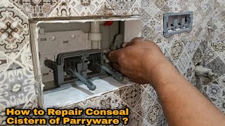 how to repair conseal cistern of parryware [upl. by Saloma]