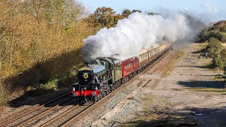 Double LMS Steam with 45596 Bahamas amp Black Five 45212 [upl. by Sayce]