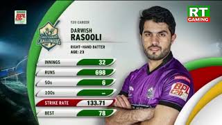 Darwish Rasooli 5633 vs Dhaka Dominators  BPL 2023 Highlights Match 12 [upl. by Eimaral]