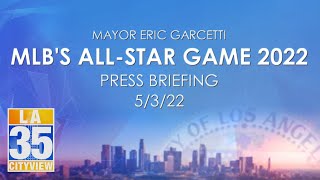 MLB’s AllStar Game 2022 Press Briefing 5322 [upl. by Lyrahc]