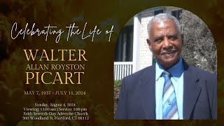 Celebrating the Life of Walter Allan Royton Picard [upl. by Brenna]