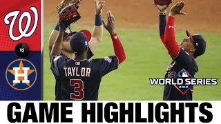 Nationals ride 6run 7th to World Series Game 2 win  NationalsAstros MLB Highlights [upl. by Erait719]