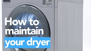 Dryer Maintenance and Cleaning Tips  Crossover 20 by Wascomat [upl. by Ailegna542]