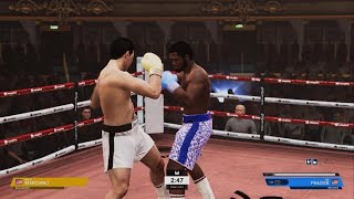 Rocky Marciano vs Joe Frazier [upl. by Alliuqaj]