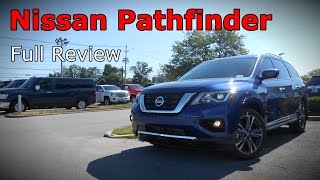 2017 Nissan Pathfinder Full Review  S SV SL amp Platinum [upl. by Lacim]