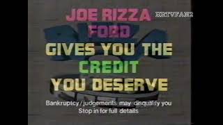 December 21 1987 Joe Rizza Ford Commercial [upl. by Hasila]