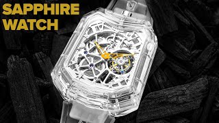 The Most Affordable SAPPHIRE CRYSTAL Tourbillon Aventi Watch Review  Swiss Watch Gang [upl. by Mackay976]