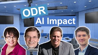 ODR Forum Montreal 2023  Panel 5 Round table on the impact of AI on ODR [upl. by Enileuqcaj]