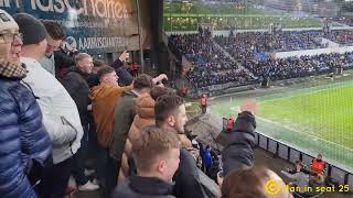 Leicester fans chants in Randers  UEFA Conference League 202122 [upl. by Andie]