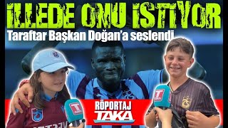 TAKA Gazetesi Trabzon Sokaklarında Taraftarların Tercihi Onuachu [upl. by Annairb650]