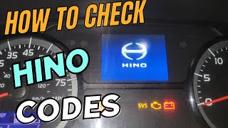 How To Check For Hino Codes [upl. by Hedwiga120]