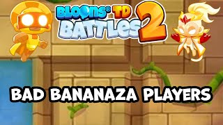 Speedy Bananza PLAYERS ARE BAD Bloons TD Battles 2 Y [upl. by Annatnas]