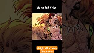 Kraven The Hunter Origin marvel mcu marvelcomics comicbookhistory marvelvillains sonymarvel [upl. by Ysabel]