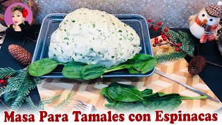 Masa Para Tamales de Espinacas [upl. by Offen422]