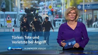 tagesschau in Einfacher Sprache 1900 Uhr 23102024 [upl. by Hawley]