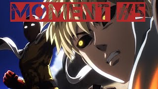 Saitama vs Genos One punch man episode 5 The ultimate master reaction mashup [upl. by Ynafit]