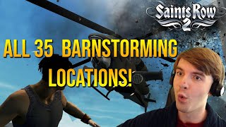 All 35 Barnstorming Locations Saints Row 2 Rise to the Top Barnstorming Location Guide [upl. by Enna487]