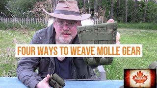 4 Ways to Weave MOLLE Gear [upl. by Liagaba764]