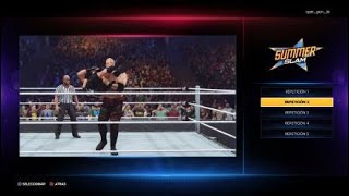 WWE SUMMERSLAM BROCK LESNAR VS KANE EXTREME RULES [upl. by Amsirac784]