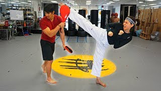 Taekwondo Paddle Kick Training [upl. by Annaiviv]