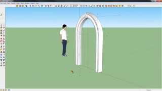 Sketchup Tutorial  Gothic Arc [upl. by Atiuqrahc]