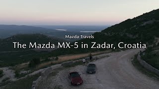 Mazda Travels El Mazda MX5 en Zadar Croacia [upl. by Ynolem]