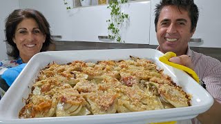 Finocchi gratinati al forno con prosciutto e formaggio  Ricetta [upl. by Kablesh]