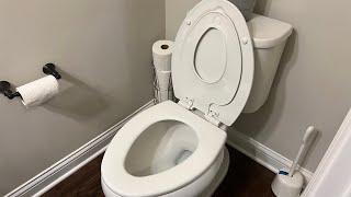 Installation of Mayfair NextStep2 Toilet Seat With Built In Potty Training Seat [upl. by Slavic]