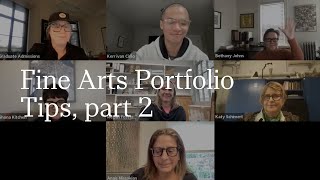 Fine Arts Portfolio Tips part 2  RISD Graduate Admissions  20232024 [upl. by Araic]