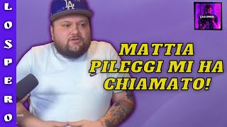 MATTIA PILEGGI CHIAMA RUBINO PER UN CHIARIMENTO SULLA VICENDA SOCIAL BAAR DAVID NE PARLA IN LIVE [upl. by Ahseikan705]