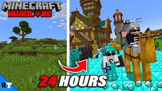 We Spent 24 Hours in 120 Minecraft Hardcore [upl. by Nnep]