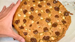 RECETTE COOKIE GEANT CHOCOLAT NOISETTE A PARTAGER [upl. by Notgnirrab624]